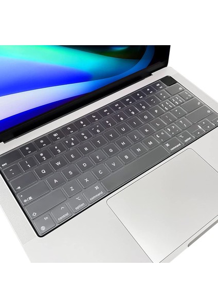 Macbook Pro 16 A2485 / A2780 Uyumlu Silikon Klavye Koruması Us / Amerikan - FC338
