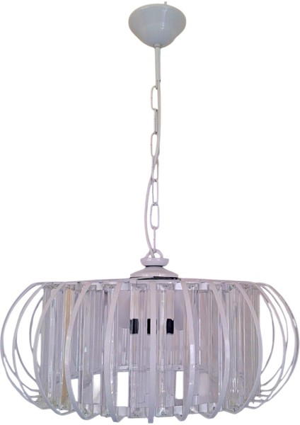 Antik Pofidik 3’lü Avize – Beyaz, Kristal Tabut Taşlı, Modern,sarkıt fiyatları