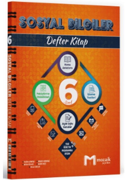 6. Sınıf Sosyal Bilgiler Defter Kitap