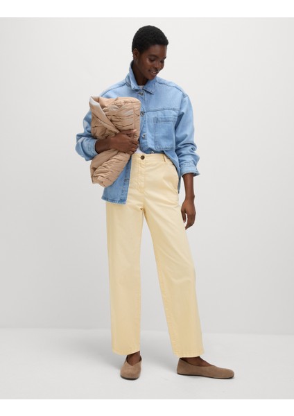 Straight Leg Grazer Chino Pantolon