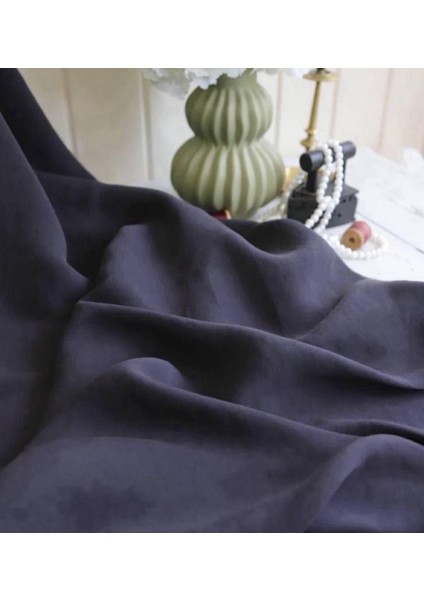 Ipek Kupra Keten Taşlanmış Dökümlü Kumaş