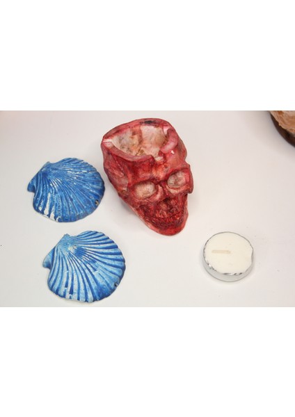 El Yapımı Epoksi Reçine Şık Tasarım Saksı/dekoratif Objeler (Çiçeksiz) - Kadın Emeği