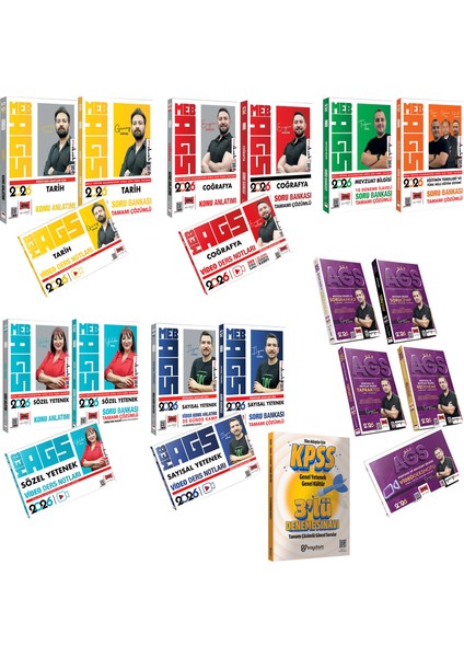 2026 Meb Ags Mega Set(Konu ve Soru Bankası)