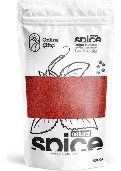 Acı Kırmızı Toz Biber 80GR