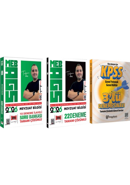 2026 Meb Ags Mevzuat Bilgisi Tamamı Çözümlü Soru Bankası(10 Deneme Ilaveli)-Çözümlü 22 Deneme