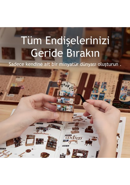 Seyahat Izleri Mini Kitap Köşesi ve Yapboz Oyuncak – 2025 Dıy Set fiyatları