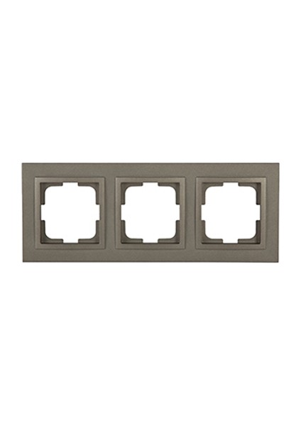 3'lü Priz Set- Topraklı Priz, Telefon Cat-3, Uydu Prizi, Açıkfüme(Bronz) fiyatları