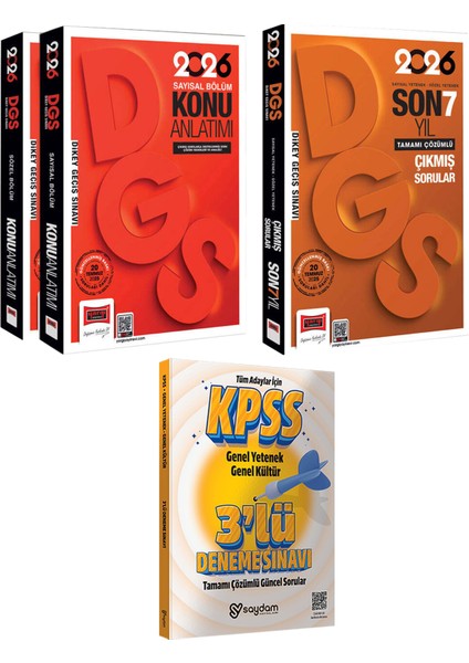 2026 Dgs Sayısal-Sözel Yetenek Konu Anlatımlı Modüler Set(2 Cilt)-Son 7 Yıl Çıkmış Sorular