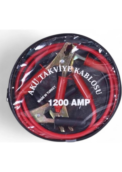 2 Metre Akü Takviye Şarj Kablosu 1200 Amper modelleri