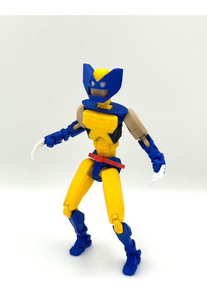 Dummy Wolverine Hareketli Mini Figür Versiyon 2 – Orijinal Renkler ve Yeni Tasarım