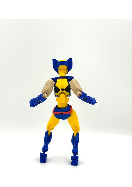 Dummy Wolverine Hareketli Mini Figür Versiyon 2 – Orijinal Renkler ve Yeni Tasarım modelleri
