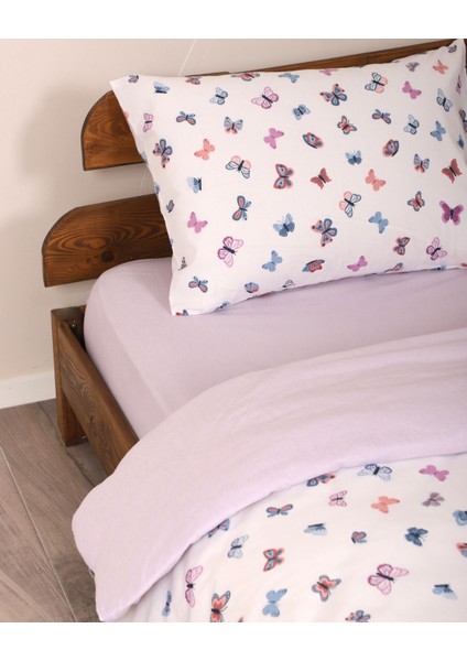 Tek Kişilik Lastikli Çarşaflı Nevresim Takımı