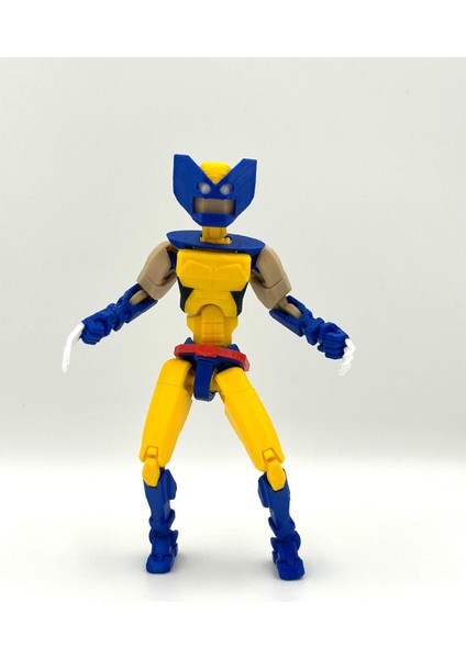 Dummy Wolverine Hareketli Mini Figür Versiyon 2 – Orijinal Renkler ve Yeni Tasarım
