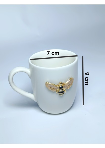 Kupa Bardak Arı Figürlü Porselen Bardak modelleri