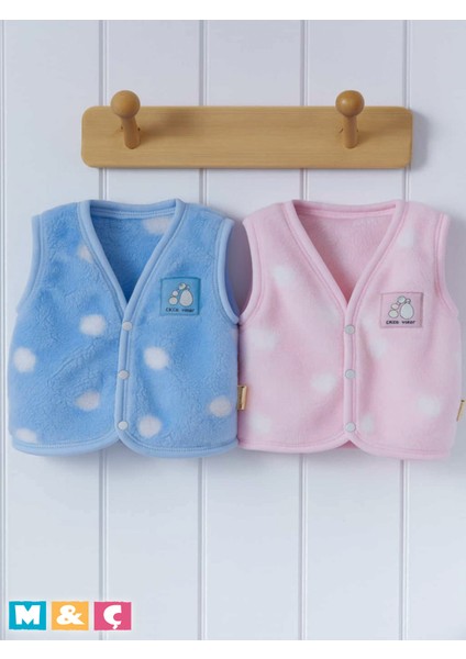 Yumuşacık Welsoft Peluş Kız Erkek Bebek Tek Yelek Baby Welsoft Vest