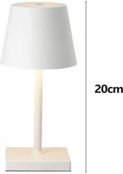 Dokunmatik Modern Masa Üstü Gece Lambası Beyaz Dekoratif Modern Şarjlı Kablosuz LED Işık fiyatları