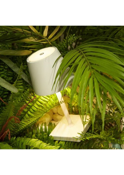 Dokunmatik Modern Masa Üstü Gece Lambası Beyaz Dekoratif Modern Şarjlı Kablosuz LED Işık modelleri