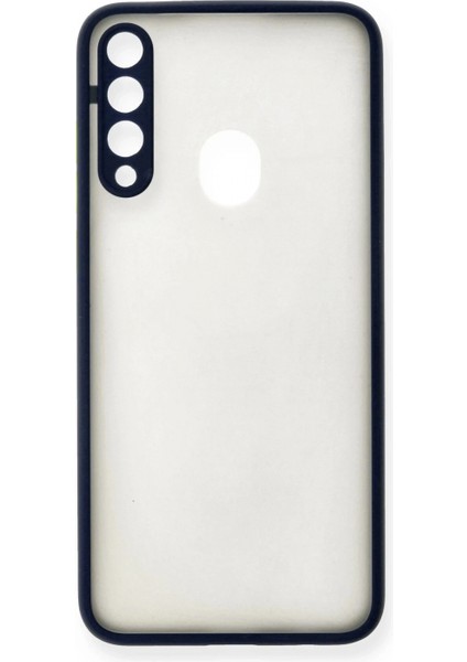 Huawei Y6P Kılıf Montreal Silikon Kapak - Lacivert