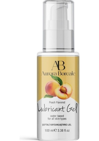 Aurora Boreale Şeftali Aromalı Kayganlaştırıcı Jel 100 ml