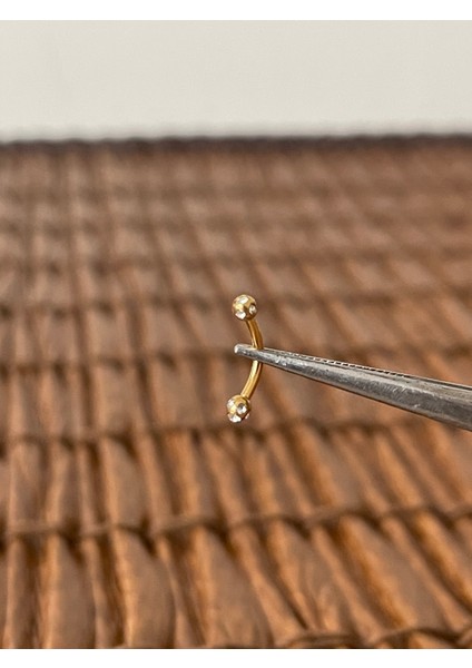 316 L Cerrahi Çelik Minimal Tasarım Kaş Kulak Snug Helix Kıkırdak Piercingi