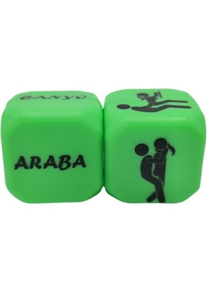 Censan Büyük Renkli Pozizyon Zarı Yeşil