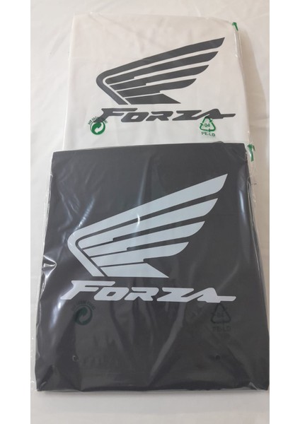 Honda Forza Logolu Motosiklet Koltuk Kılıfı Siyah Tüm Yıllara Uyumlu modelleri