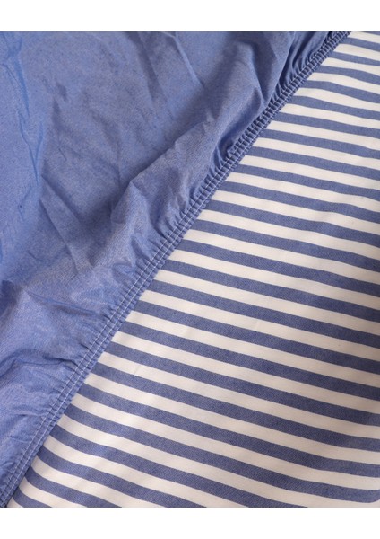 Çizgili Tek Kişilik Lastikli Çarşaflı Nevresim Takımı fiyatları