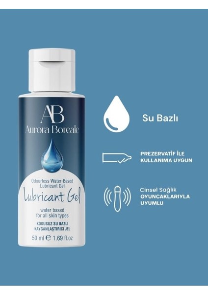 Aurora Boreale Sade Su Bazlı Kayganlaştırıcı Jel 50ML fiyatları