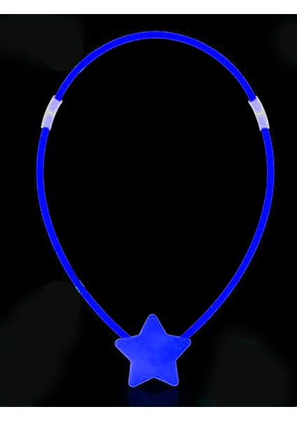 Glow Stick Yıldız Kolye - Glow Kolye - Glow Stick Partisi Yıldız Kolye 6 Adet (4915) modelleri