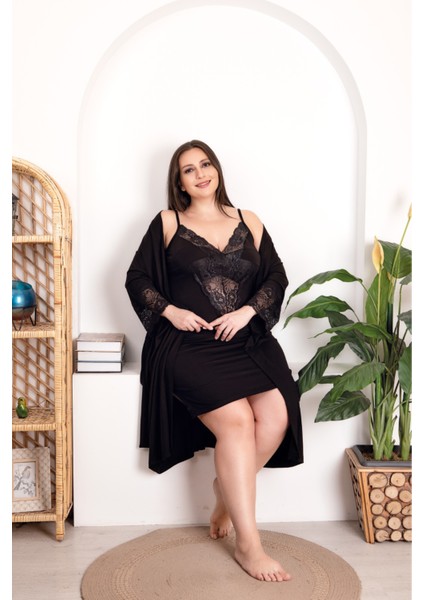 Büyük Beden Ev Elbise-Sabahlık