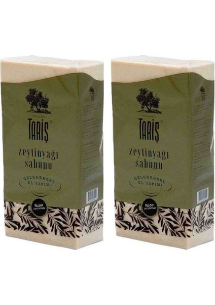 Antik Geleneksel Doğal El Yapımı Zeytinyağlı Sabun 800 gr x 2 Paket