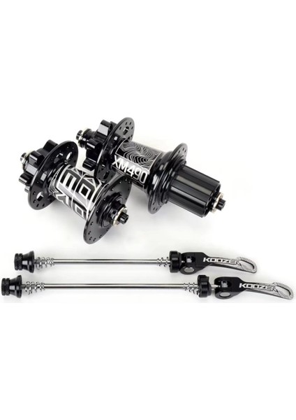 XM490 Ön Arka Göbek Seti 32 Delik Siyah