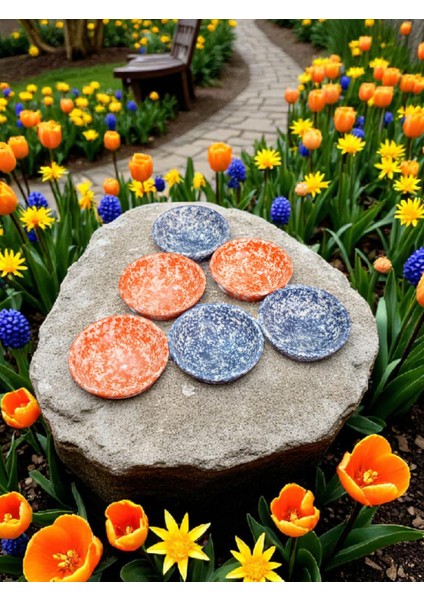 Seramik 6'lı Karışık Renkli Çerezlik/sosluk/reçel Kasesi modelleri