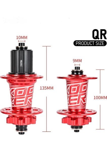 XM490 Ön Arka Göbek Seti 32 Delik Kırmızı fiyatları