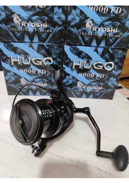 Hugo 9000 Metal Kafa Metal Kol Grafit Gövde Olta Makinesi – Dayanıklı ve Hafif indirimleri