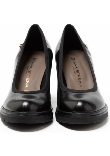 Kadın Topuklu/ Stiletto 483700DS Donna Serena 3700DS Vitello Ry Nero