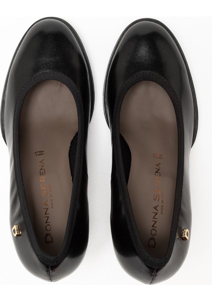 Kadın Topuklu/ Stiletto 483700DS Donna Serena 3700DS Vitello Ry Nero