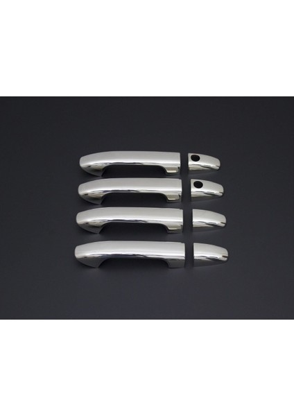 Mercedes Sprinter W907 Uyumlu Kapı Kolu 4 Parça Çift Delikli 2018 ve Üzeri Paslanmaz Krom