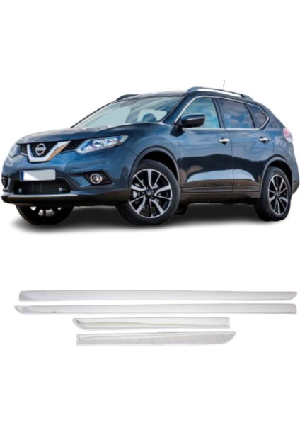 Nissan X-Trail Uyumlu Yan Kapı Çıtası 4 Parça 2014 ve Üzeri Paslanmaz Krom fiyatları