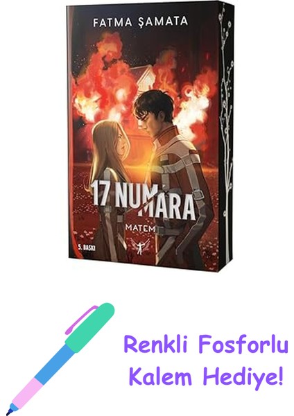 17 Numara - Matem + Renkli Fosforlu Kalem