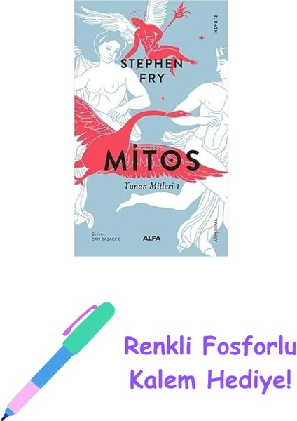 Mitos: Yunan Mitleri - 1 + Renkli Fosforlu Kalem