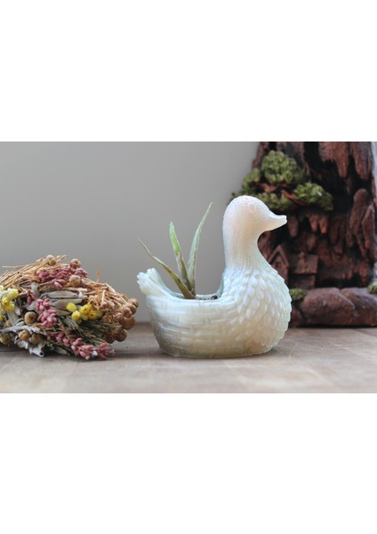 El Yapımı Epoksi Reçine Şık Tasarım Saksı/dekoratif Objeler (Çiçeksiz) - Kadın Emeği