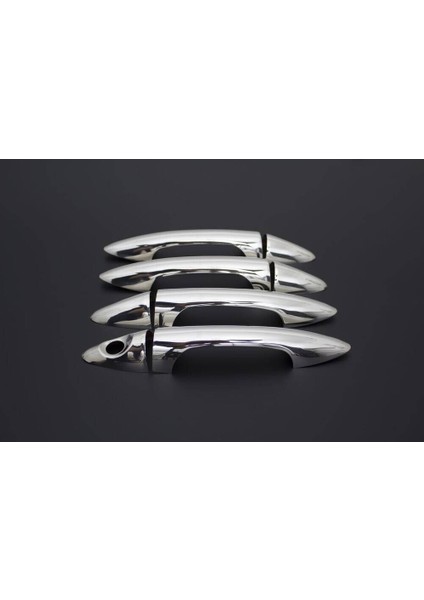 Hyundai Accent Blue Solaris Uyumlu Kapı Kolu 4 Parça 2011 Üzeri Paslanmaz Krom