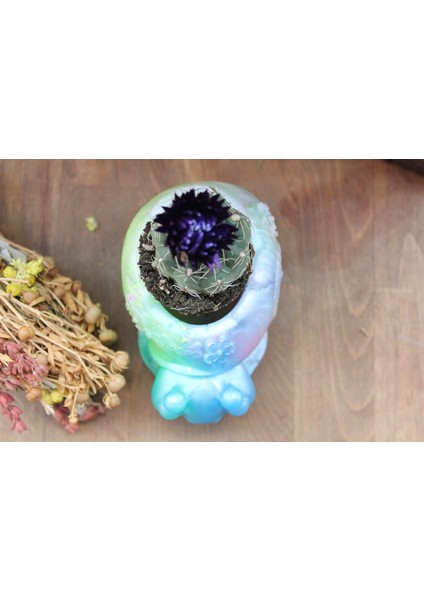 El Yapımı Epoksi Reçine Şık Tasarım Saksı/dekoratif Objeler (Çiçeksiz) - Kadın Emeği indirimleri