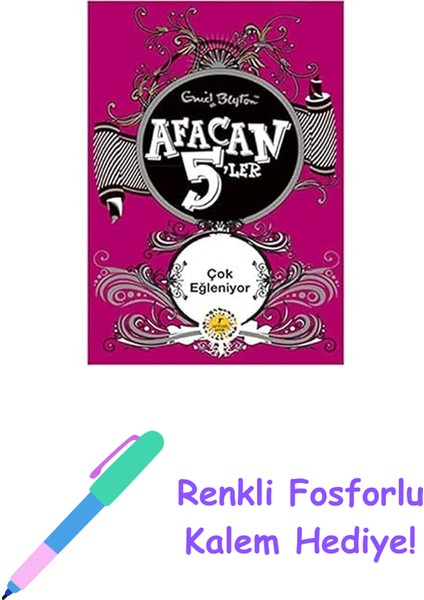 Afacan 5'ler Çok Eğleniyor 14. Kitap: 14. Kitap + Renkli Fosforlu Kalem
