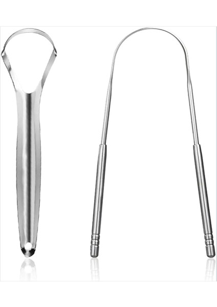 Paslanmaz Çelik Ikili Dil Temizleme Seti, Kötü Koku Önleyici-Ağız Hijyeni Dil Bakım Seti fiyatları