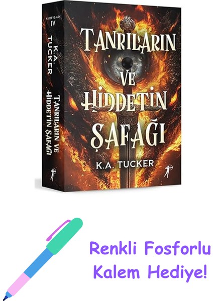 Tanrıların ve Hiddetin Şafağı: Kader ve Alev 4 + Renkli Fosforlu Kalem