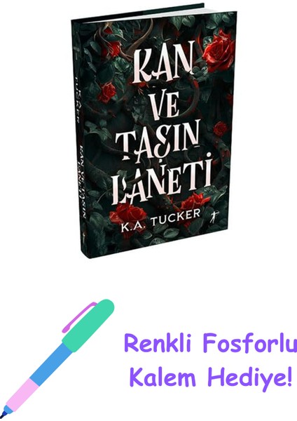 Kan ve Taşın Laneti (Ciltli): Kader ve Alev 2 + Renkli Fosforlu Kalem