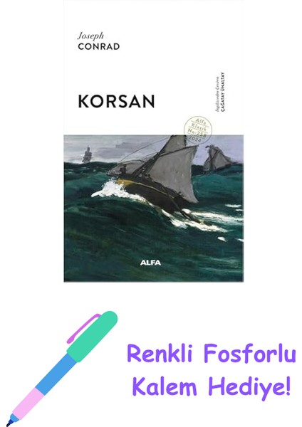 Korsan + Renkli Fosforlu Kalem