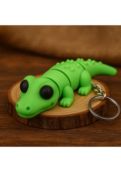 3D Hareketlı Timsah Anahtarlık 10'lu PAKET-1115